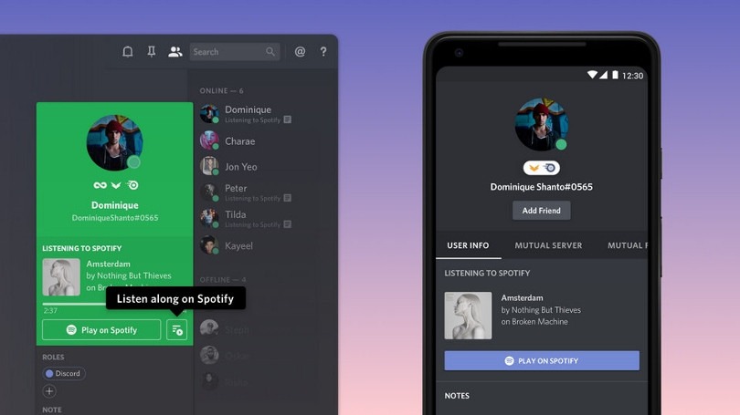 Spotify Now Works With Gaming App Discord | MTR