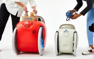 Gitamini is a cute, compact, cargo-carrying robot that will follow you around like a dog