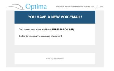 Fake voicemail notifications are after Office365, Outlook credentials