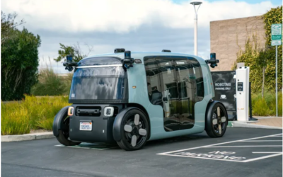Amazon’s weird toaster-shaped robotaxi hits the road in a ‘first’ for the company